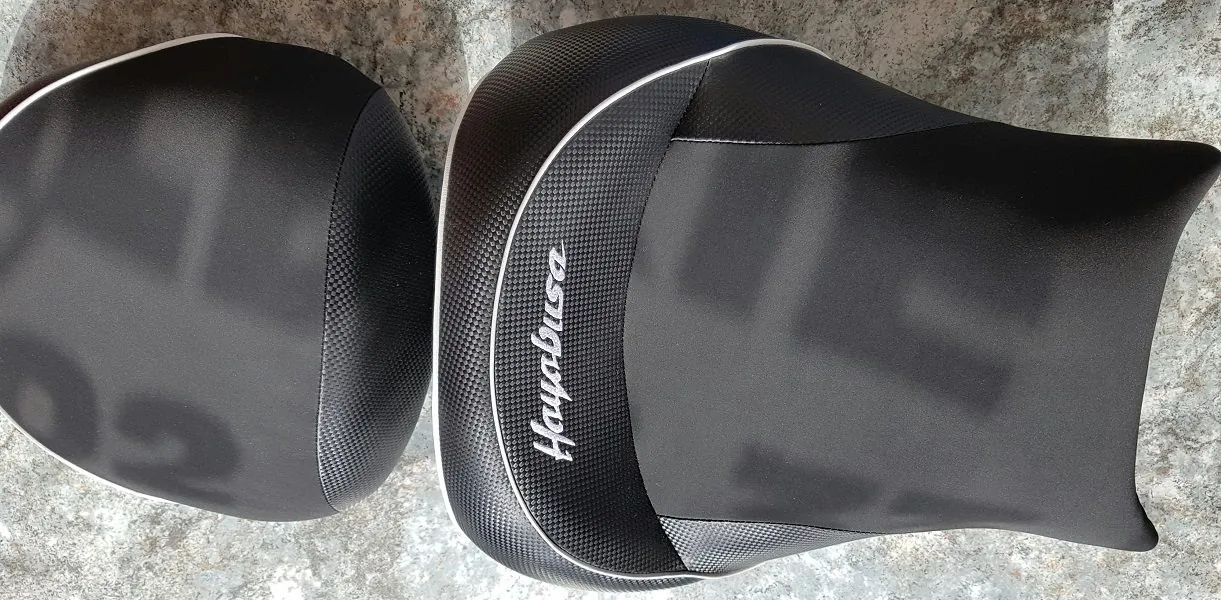 Selle Suzuki Hayabusa retravaillée par Hyper2roues